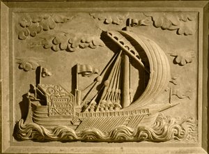 ジローラモミチエル廟のベネチア軍艦の詳細、1558〜59年頃
